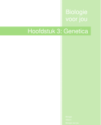 Samenvatting Biologie: H3 - Genetica (VWO)
