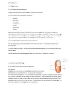 Biologie 1havo hoofdstuk 1 