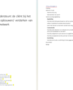 P2-K1-W4 Ondersteunt de cliënt bij het behouden/ opbouwen/ versterken van het sociale netwerk 