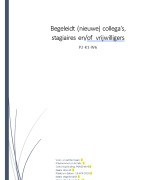 P2-K1-W6 Begeleidt (nieuwe) collega’s, stagiaires en/of  vrijwilligers 
