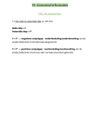 Schematisch overzicht conjunctuur (economische fluctuaties)