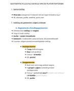 Samenvatting de gesteentecyclus als gevolg van de platentektoniek