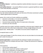 Microeconomics - Industrial Organization summary