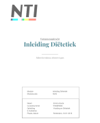 Samenvatting Metabolisme - Voeding & Diëtetiek NTI