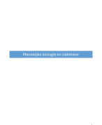 Menselijke biologie 