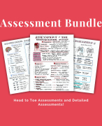 Health Assessment Bundle