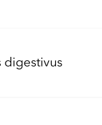 Tractus digestivus Het spijsverteringsstelsel of maag-, darm- en leverstelsel.