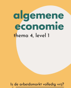 3D economische wetenschappen; thema 4, level 1, explore 1: Is de arbeidsmarkt volledig vrij?