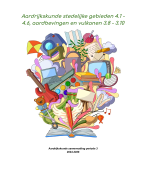 Aardrijkskunde hoofstuk 4 samenvatting