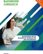 samenvatting examen basiskennis recht - leerjaar 1 