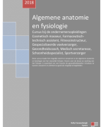 Samenvatting Algemene anatomie en fysiologie