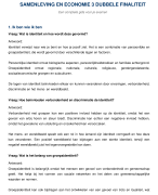  Samenleving en Economie 3 Dubbele Finaliteit