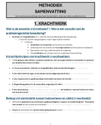Psychische en sociale kwetsbaarheid - Methodiek (volledige samenvatting)