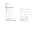 Kerninformatie cultuur 1.2