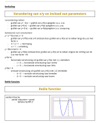 Samenvatting wiskunde 1 derde graad examencommissie