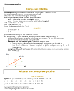 Samenvatting wiskunde 2 examencommissie derde graad
