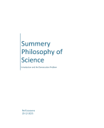 Samenvatting philosophy of science H1: the demarcation problem