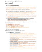 Samenvatting marktonderzoek 2017-2018