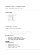 Samenvatting Engels 2de graad Dubbele finaliteit 
