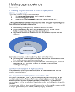 Samenvatting Inleiding Organisatiekunde