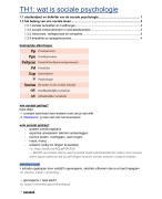 H1: wat is sociale psychologie