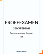 Proefexamen geschiedenis examencommissie (obv examen 30/10/2026)
