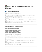 Samenvatting examen: toegepaste economie  2de graad dubbele finaliteit ( examencommissie)