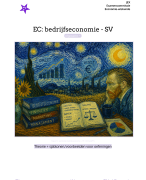 JEX - Examencommissie: bedrijfseconomie (theorie + sjablonen/voorbeelden oefeningen + vragen vanop het examen) - samenvatting/cursus | 2026 3e graad DO economie-wiskunde & economie-moderne talen