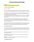 Samenvatting van Pathologie