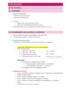 Voedingsleer: HF 10 alcohol samenvatting 