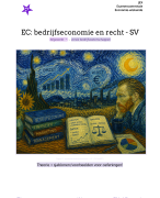 JEX - Examencommissie: bedrijfseconomie en recht (theorie + sjablonen/voorbeelden oefeningen) - samenvatting/cursus | 2026 3e graad DDG bedrijfswetenschappen