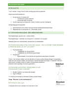 Samenvatting van het vak Psychopathologie 