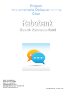 Moduleopdracht Verandering, management en organisatie NCOI