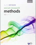Alan Bryman: Social Research Methods 75 Test exam questions with answers in English