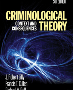 Samenvatting Theoretische Criminologie Criminological Theory, context and consequences