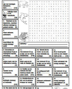 Quiz woordzoekers voor groep 5-6-7-8 - bedreigde dieren
