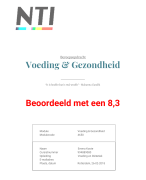 Beroepsopdracht Voeding & Gezondheid