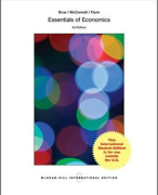 Samenvatting Essentials of Economics, Brue / McConnell / Flynn