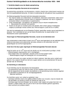 Samenvatting training voor het nieuwe examen met historische contexten - Context Verlichtingsideeën en de democratische revoluties