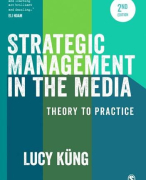 Samenvatting Medialandschap Communicatiewetenschap UvA incl Boek Küng, hoorcolleges en artikelen
