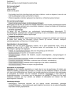 inleiding in de psychologie | periode 1