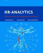 Uitgebreide Samenvatting HR-analytics incl. plaatjes