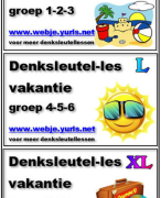 Denksleutellessen vakantie groep 1-8