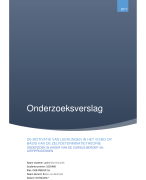 Onderzoeksverslag Beroep 3A