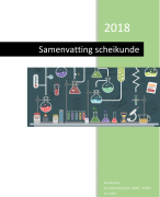 samenvatting Scheikunde van de stof van VWO 3 tot VWO 6