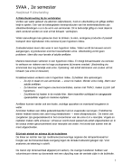Samenvatting van het 2e semester van SVAA gegeven door professor Cornillie
