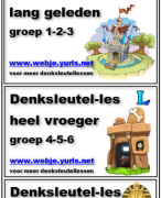 Denksleutellessen vroeger -  groep 1-8