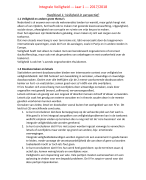 Integrale Veiligheid (basisboek) Samenvatting hoofdstuk 1,2,3,4,11,13,14,16,17,18