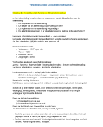 Verpleegkundige zorgverlening (VZ) kwartiel 2 samenvatting + aantekeningen