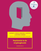 Psychiatrie in de verpleegkunde ~ Hoofdstuk 7 en paragraaf 2.4